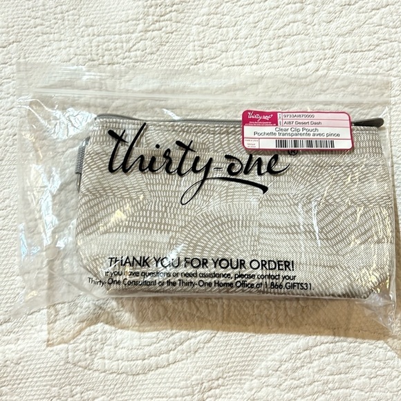 Thirty-one  Clear clip pouch desert Dash. NEW - Picture 1 of 7